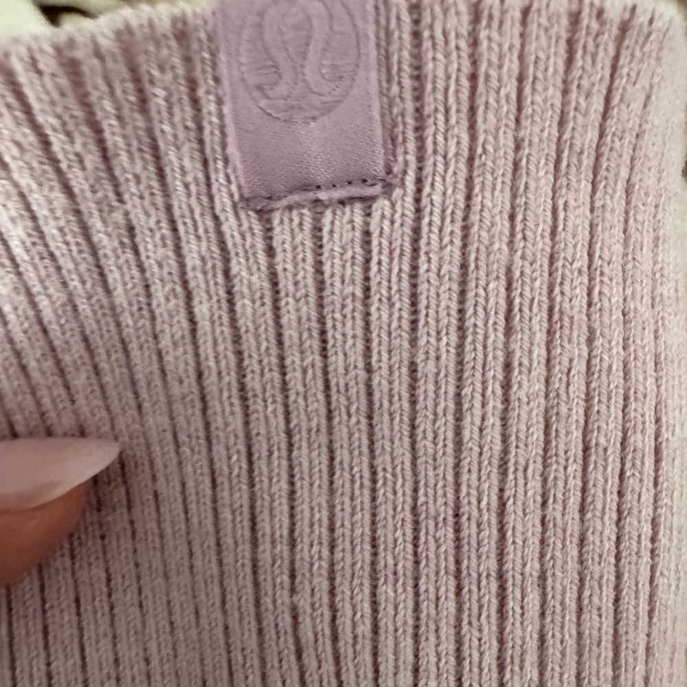 Meadowsweet Pink lululemon leg warmers